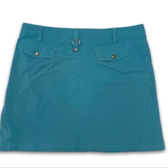 Athleta Teal Blue Dipper A-line Skort Skirt 2 - Picture 3 of 7